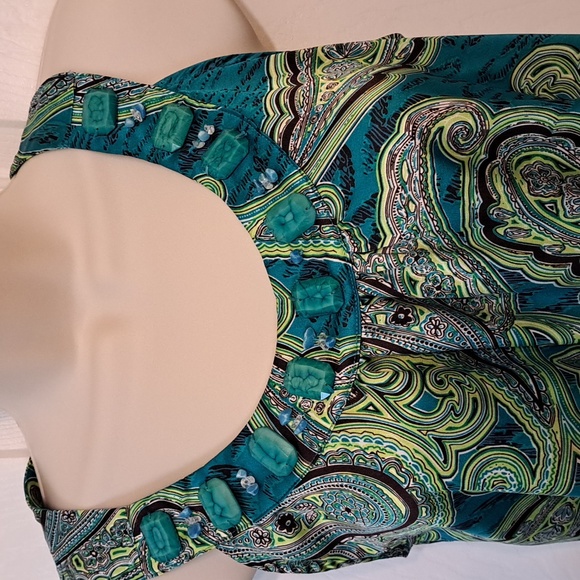 Turquoise Halter Top - Picture 3 of 13